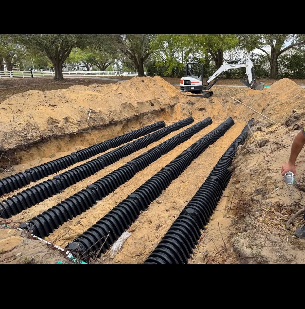 Ark Septic commercial installation